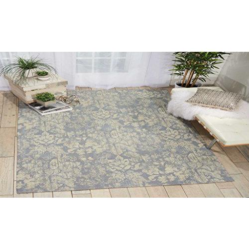 Waverly Vintage Lux "Air Kiss" Mist Area Rug by Nourison. Picture 1