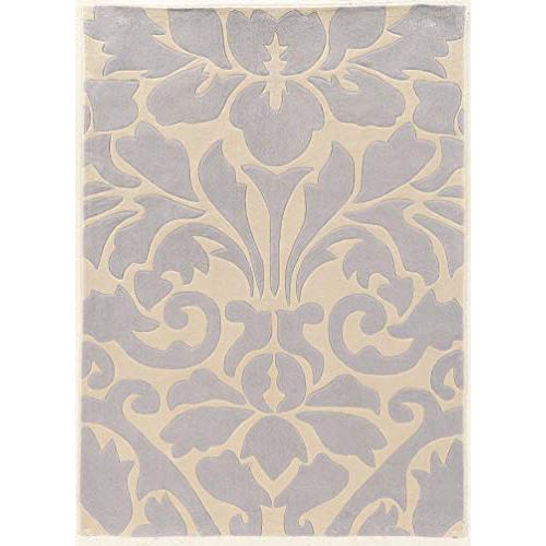 TRIO Gray Gray 5ft X 7ft Rug. Picture 1
