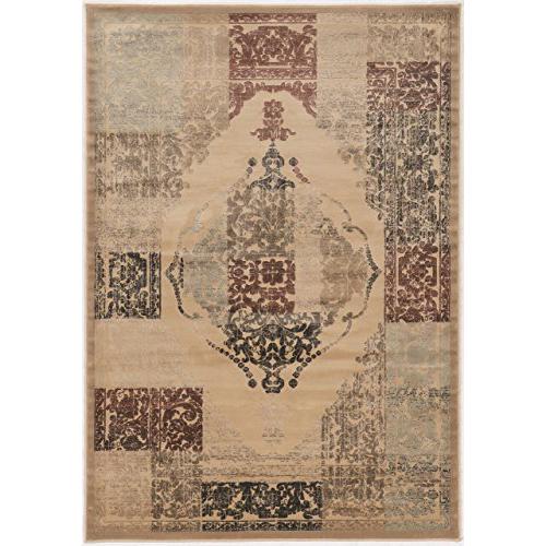 Jewell Collection Vintage Medallion 5x7'6 Rug. Picture 1