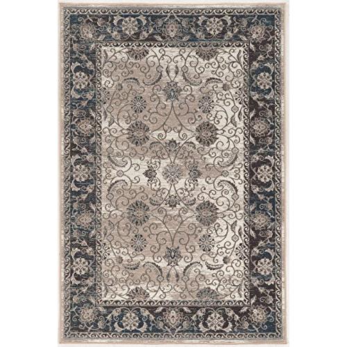 Vintage Isfahan Grey & Blue 5x7.6, Rug. Picture 1