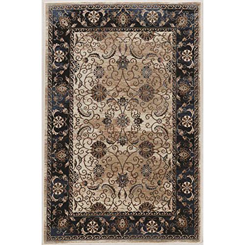 Vintage Isfahan Ivory & Blue 9x12, Rug. Picture 1