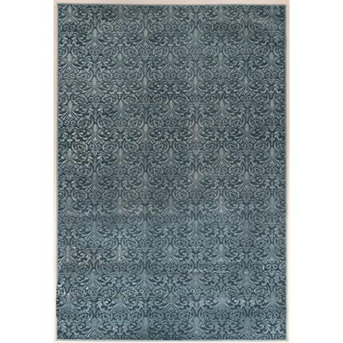 Evolution Damask Blue 5x7'6 Rug. The main picture.