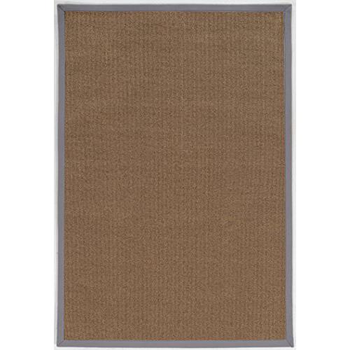 Faux Sisal Natural/ Slate  4'x6' Rug. Picture 1
