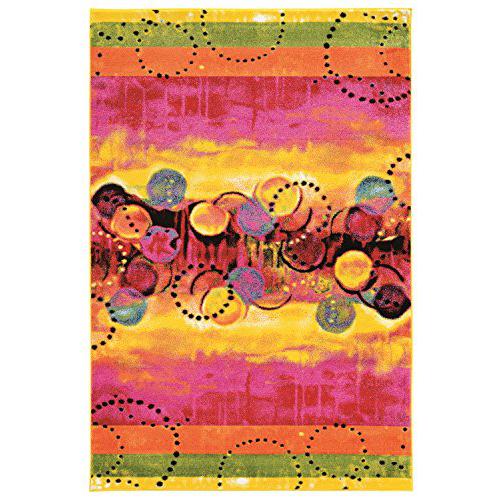 Masters Salsa Yellow & Multi 8x10.3, Rug. Picture 1