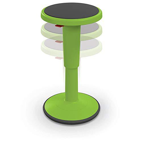 Hierarchy Height Adjustable Grow Stool- Tall Stool (Green). Picture 1