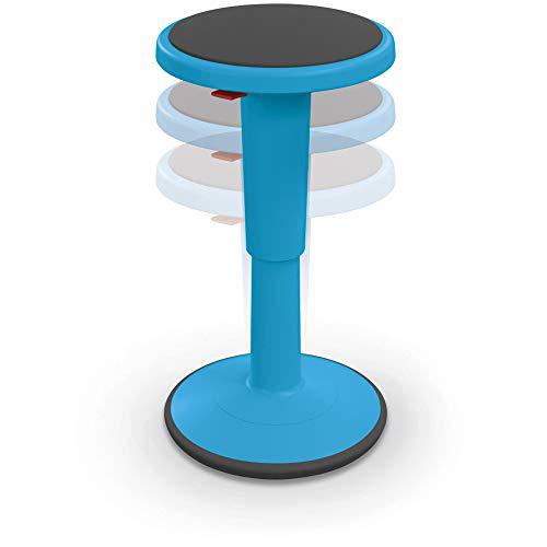 Hierarchy Height Adjustable Grow Stool- Tall Stool (Blue). Picture 1