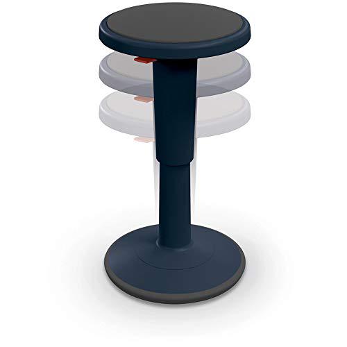 Hierarchy Height Adjustable Grow Stool- Tall Stool (Navy). Picture 1
