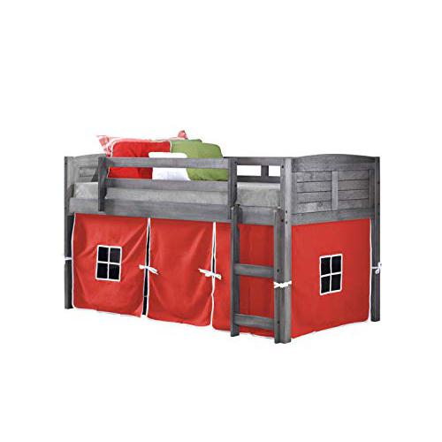 Twin Louver Low Tent Loft/Red. Picture 1