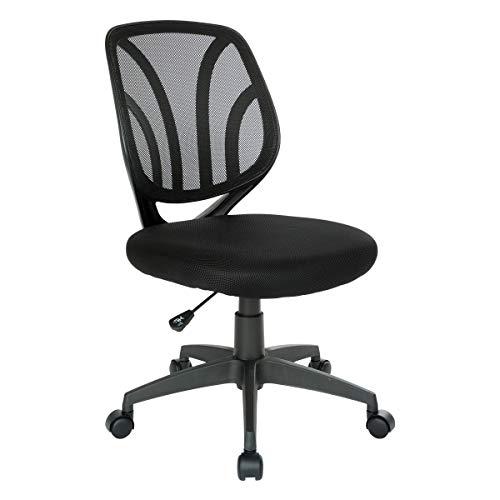 Screen Back Armless Task Chair. Picture 1