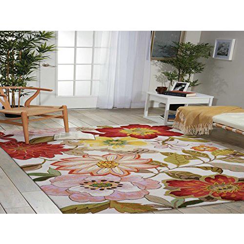 Fantasy Area Rug, Ivory, 9' x 12'. Picture 1