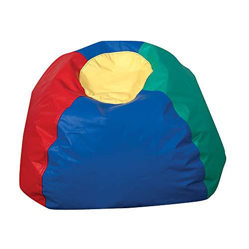 26" Round Bean Bag - Rainbow Colors. Picture 1