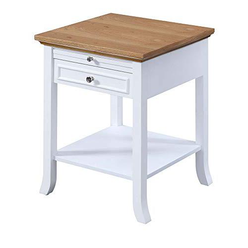 American Heritage Logan End Table with Drawer and Slide. Picture 1