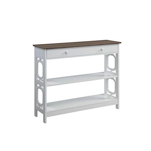 Omega 1 Drawer Console Table. Picture 1