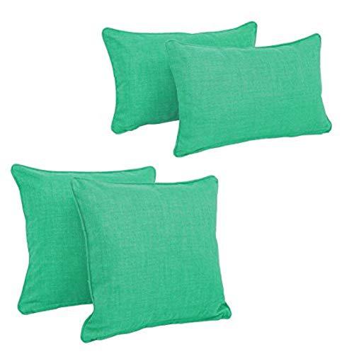 Blaziing Needles 17-inch Outdoor Spun Polyester Throw Pillows (Set of 2). Picture 1