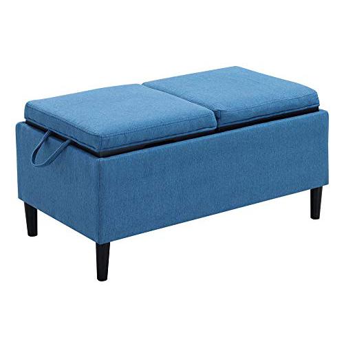 Designs4Comfort Magnolia Storage Ottoman with Trays. Picture 1