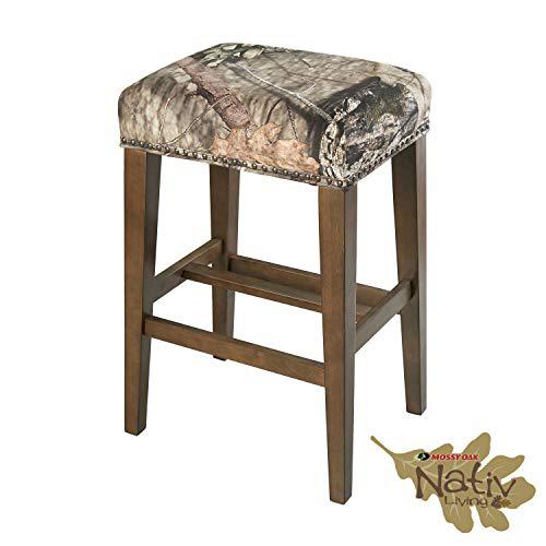 The Mossy Oak Nativ Living Backless Bar Stool. The main picture.