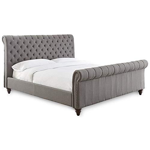 King Bed Gray, Gray. Picture 1