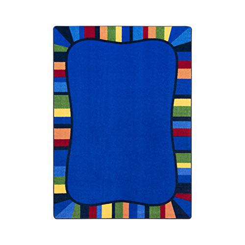 Kid Essentials Colorful Accents Rainbow 10'9" x 13'2". Picture 1