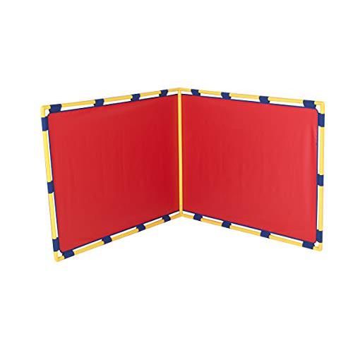 Big Screen Right Angle Panel - Red. Picture 1