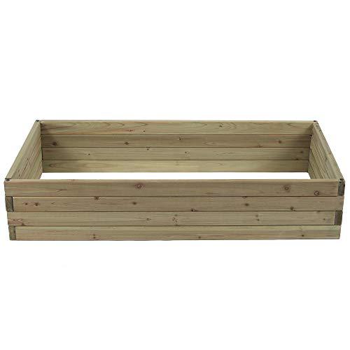 Wood 3.8ft x 2ft Raised Garden Bed. Picture 1