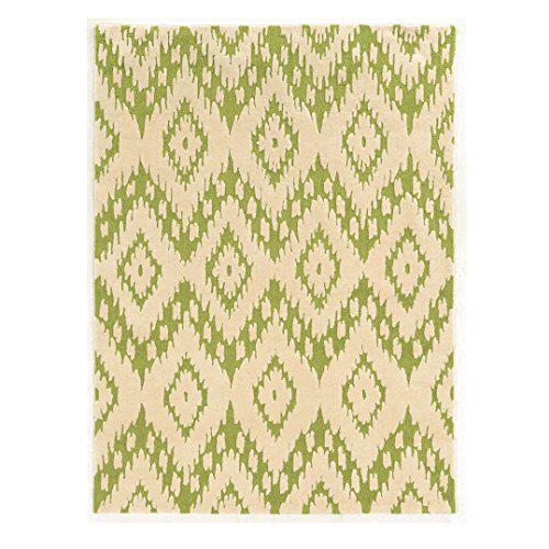 Trio Collection Green Rug, Size 1.10 x 2.10. Picture 1