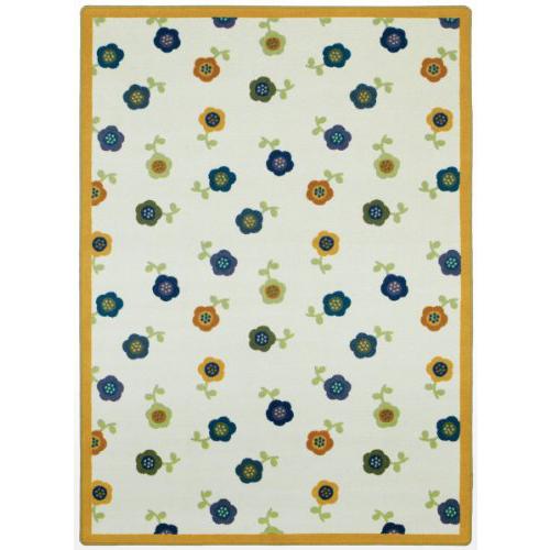 Joy Carpet Awesome Blossom Bold 10'9" x 13'2" Oval. Picture 1