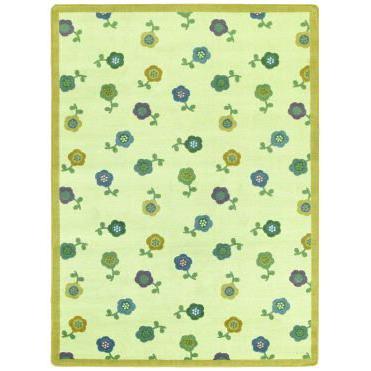 Joy Carpet Awesome Blossom Soft 10'9" x 13'2" Oval. Picture 1