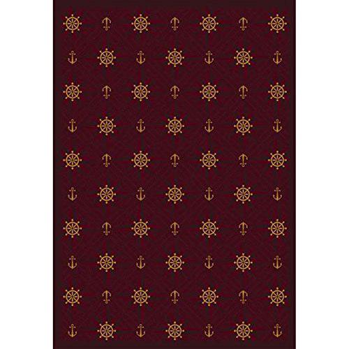 Joy Carpet Mariner'S Tale Wine 3'10" x 5'4". Picture 1