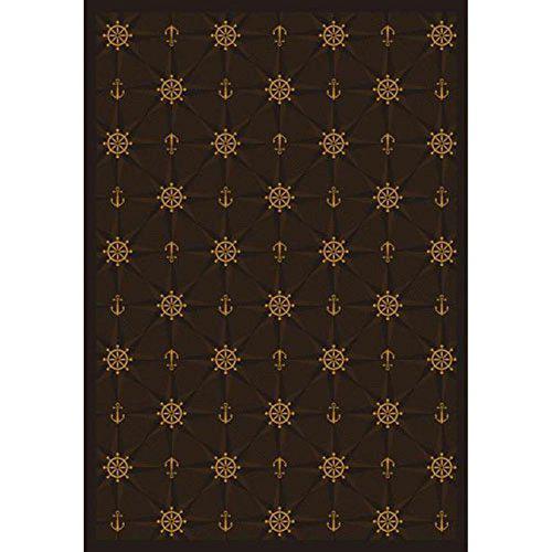 Joy Carpet Mariner'S Tale Chocolate 3'10" x 5'4". Picture 1