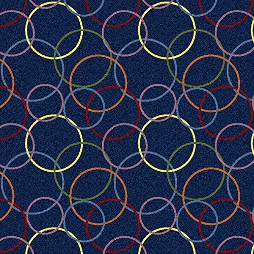 Joy Carpet Spirals Multi 3'10" x 5'4". Picture 1