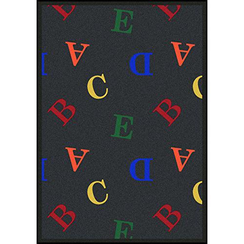 Joy Carpet Love Letters Licorice 7'8" x 10'9". Picture 1