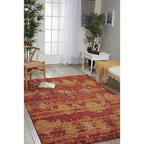 Dune Flame Area Rug. The main picture.