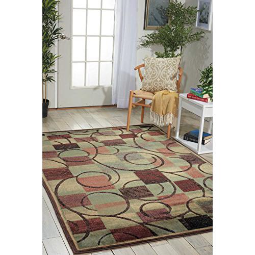 Nourison Expressions Brown Area Rug. Picture 1