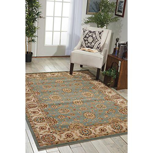 Persian Crown Blue Area Rug. The main picture.