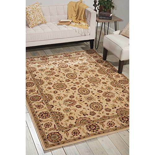 Persian Crown Ivory Area Rug. Picture 1