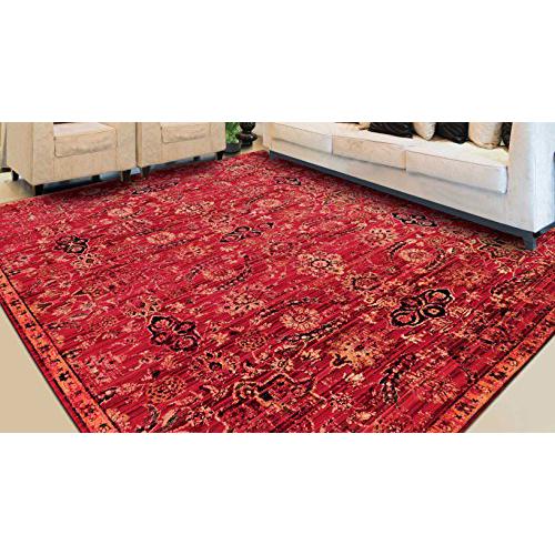Timeless Red Area Rug. Picture 1