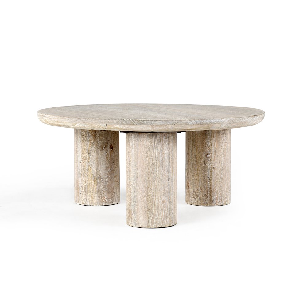 Beau Round Coffee Table by Kosas Home. Picture 3
