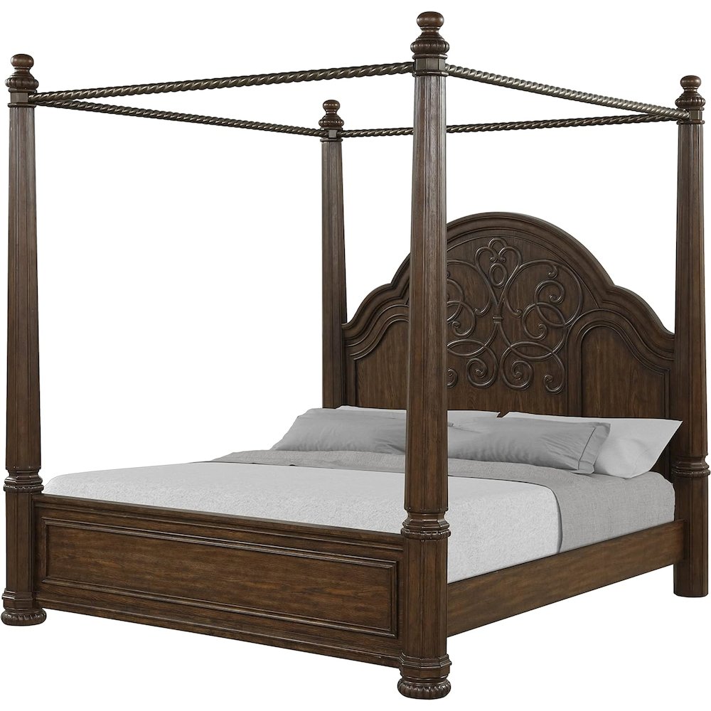 Tuscany King Canopy Bed. Picture 1