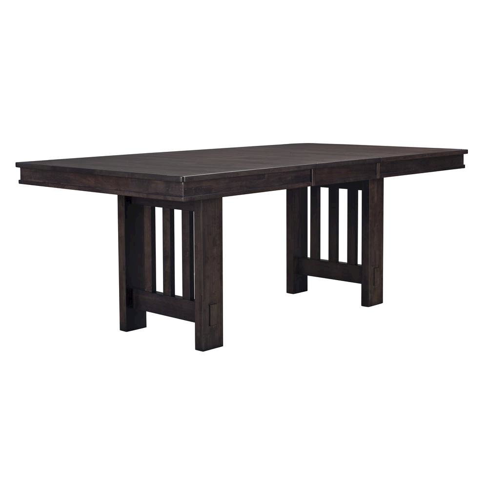 Transitional Trestle Dining Table with Slat Base, Belen Kox. Picture 1