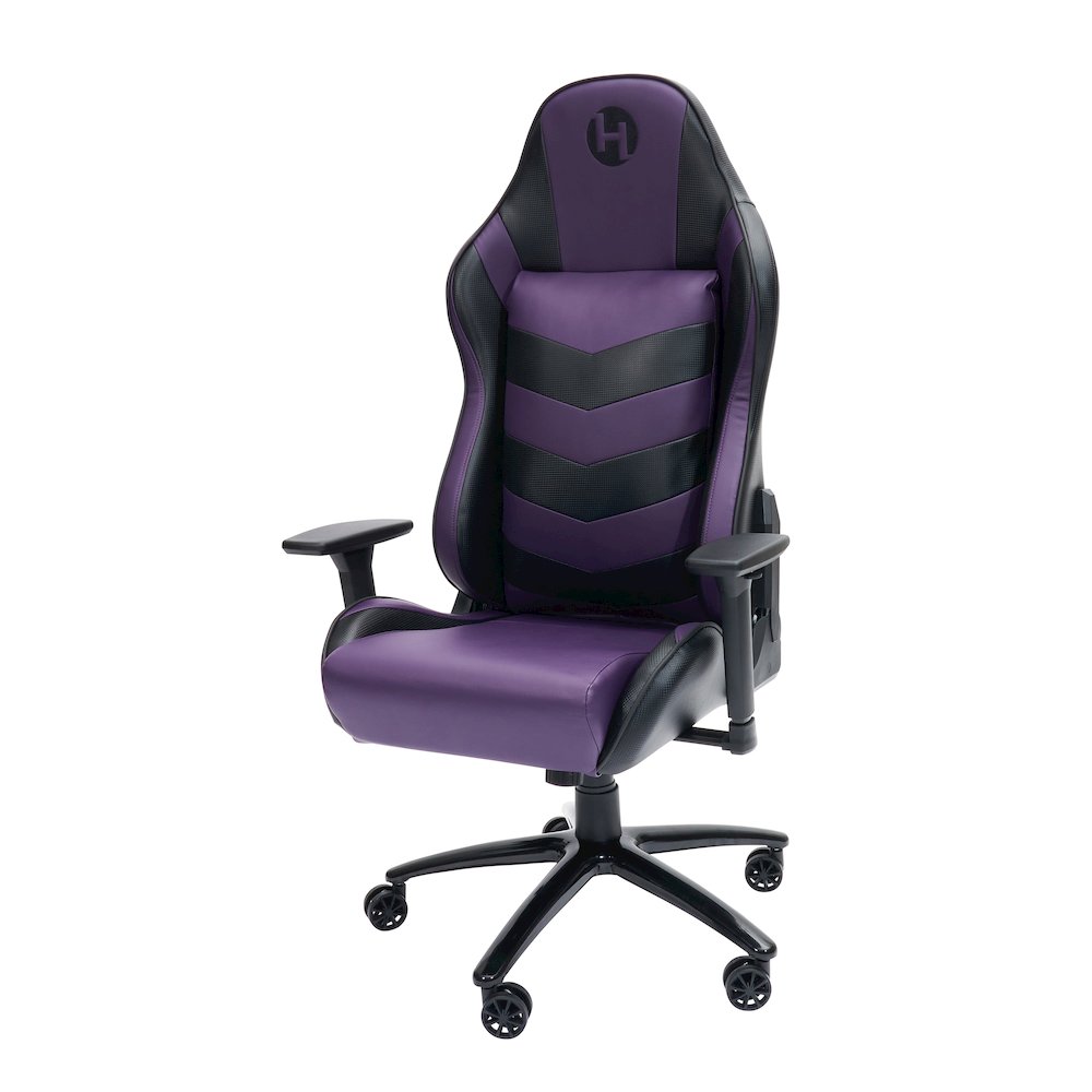 Techni Sport TS-61 Ergonomic High Back Racer Style Video Gaming Chair, Purple/Black. Picture 13