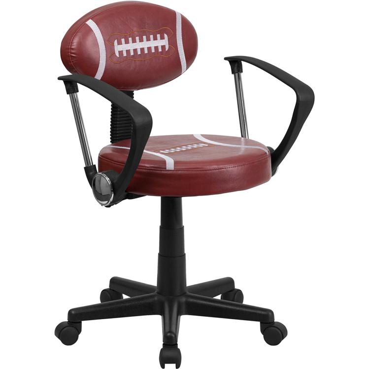 Football Swivel Task Office Chair with Arms. The main picture.