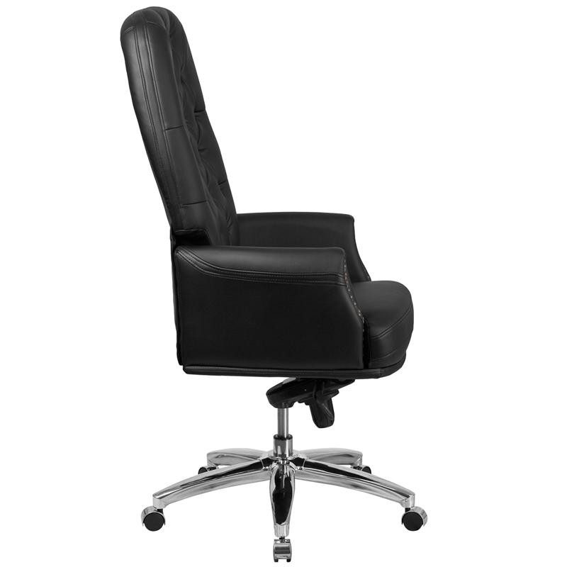 High Back Black Multifunction Executive Swivel Ergonomic Office Chair with Arms. Picture 2