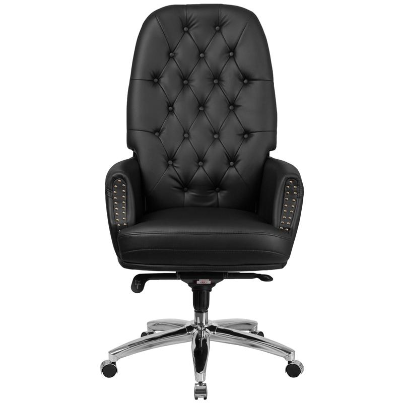 High Back Black Multifunction Executive Swivel Ergonomic Office Chair with Arms. Picture 4