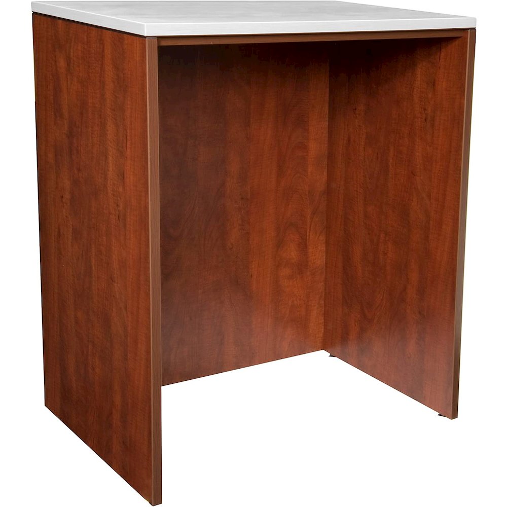 Legacy Stand Up Desk (w/o Top)- Cherry. Picture 1