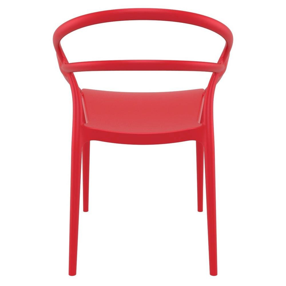 Dining Arm Chair, Set of 2, Red, Belen Kox. Picture 5