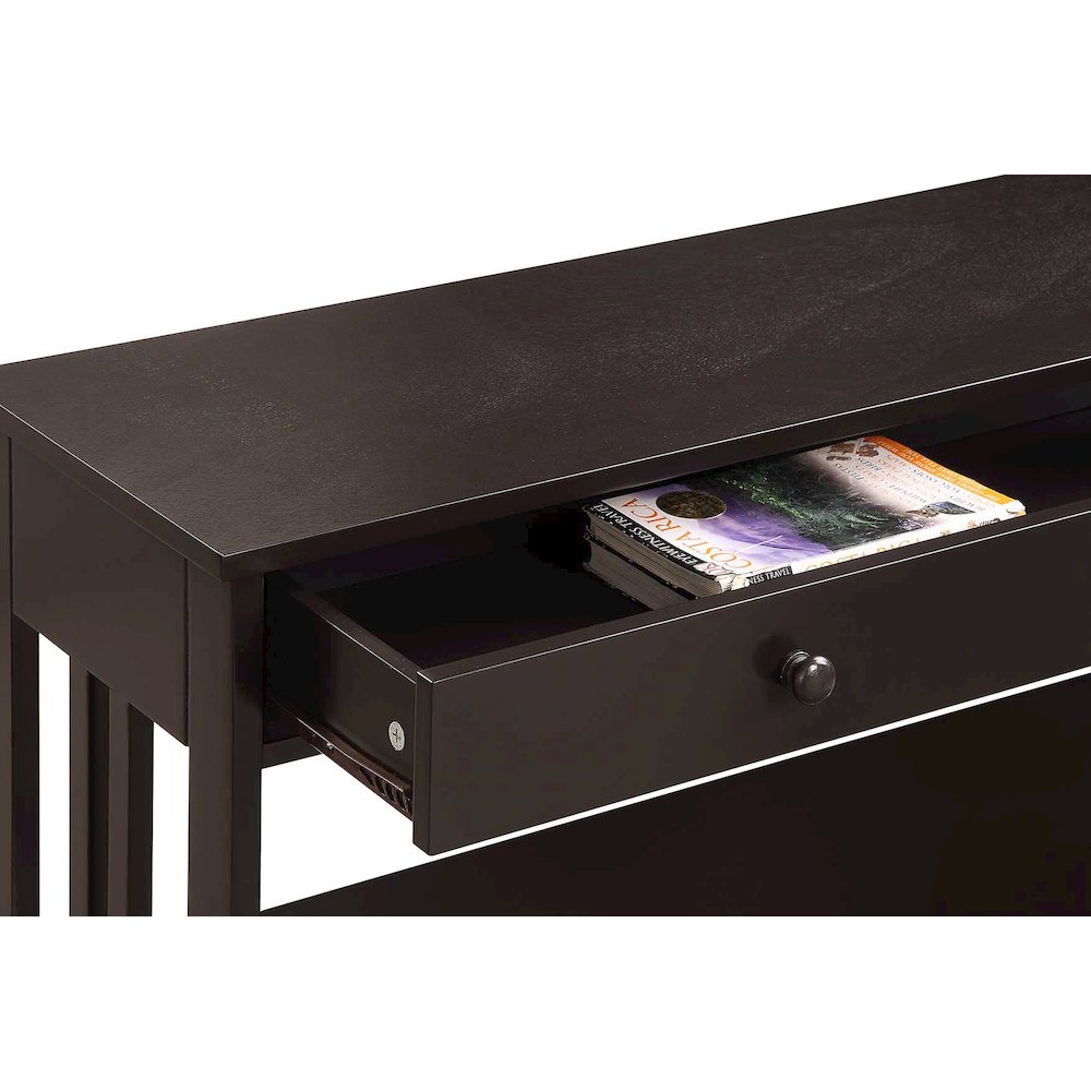 Mission 1 Drawer Console Table. Picture 2
