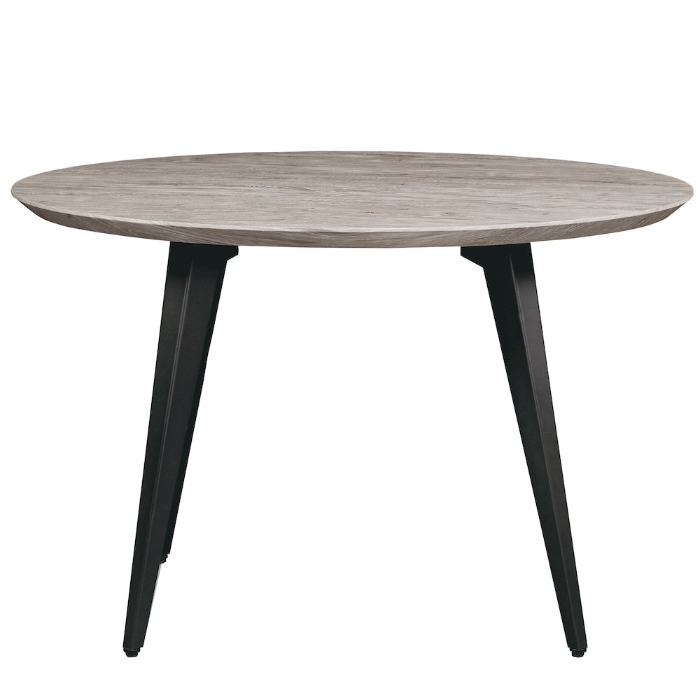 Ravenna Modern Round Wood 47" Dining Table With Metal Legs. Picture 3