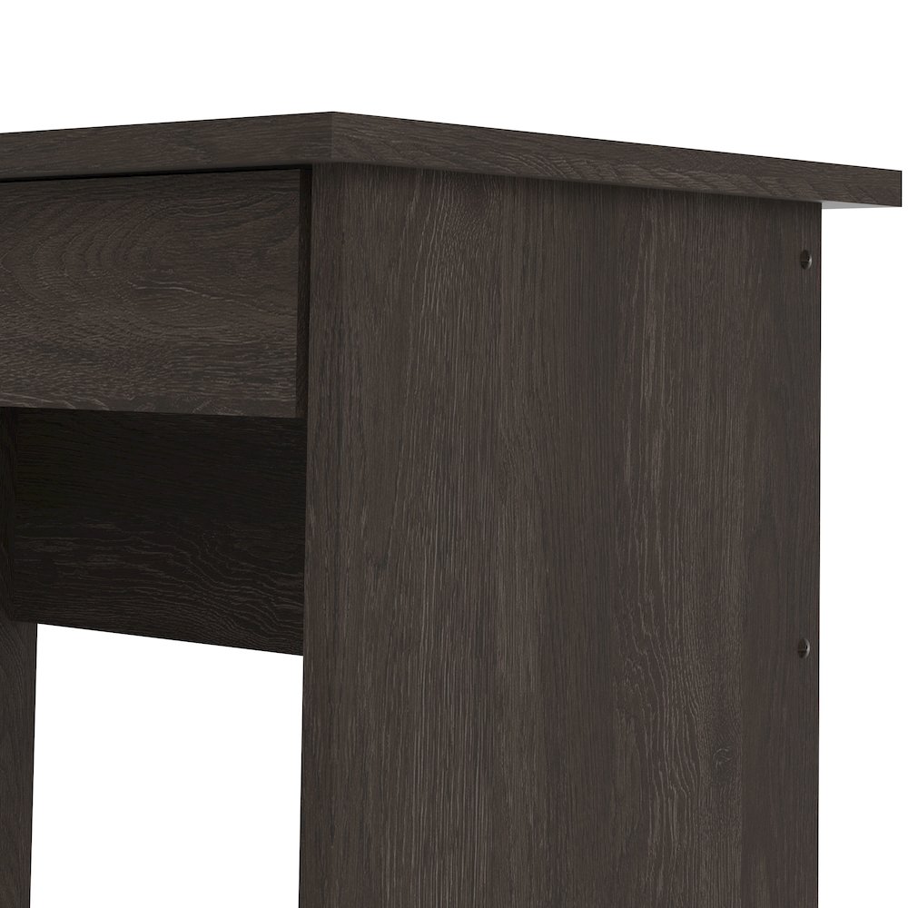 Walden Desk with 5 Drawers, Dark Chocolate. Picture 5