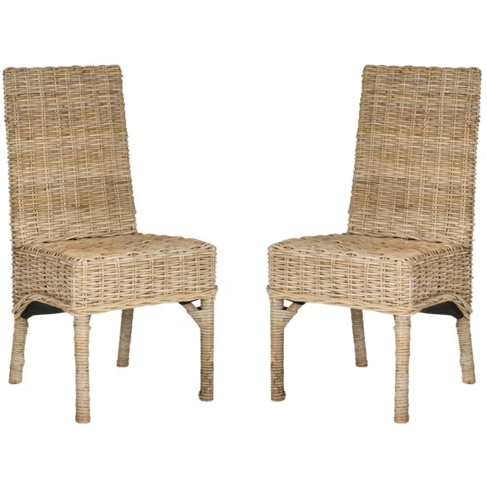 BEACON 18''H RATTAN SIDE CHAIR. Picture 1