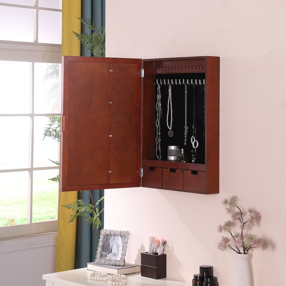 Bellissimo Collection, Venice  Wall Mount jewelry Armoire. Picture 6